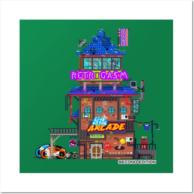 Retro Gaming Arcade Wall Art by RetroGamerBoy